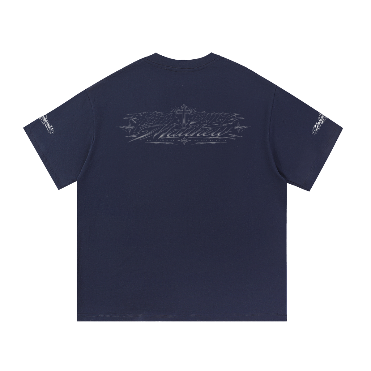 Faith built x Matthew unmanageable essentials tee