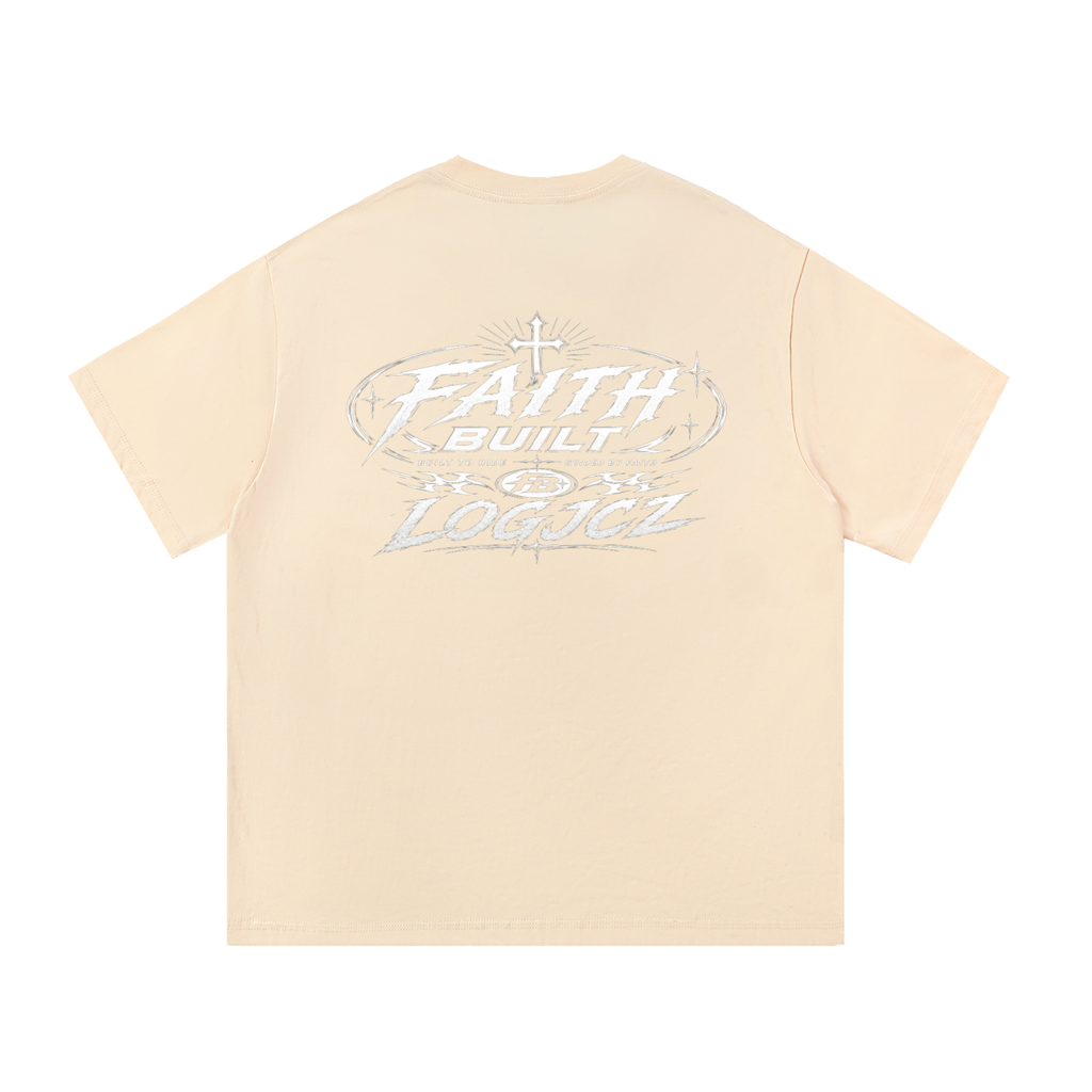 Faith built x logjcz essentials shirt
