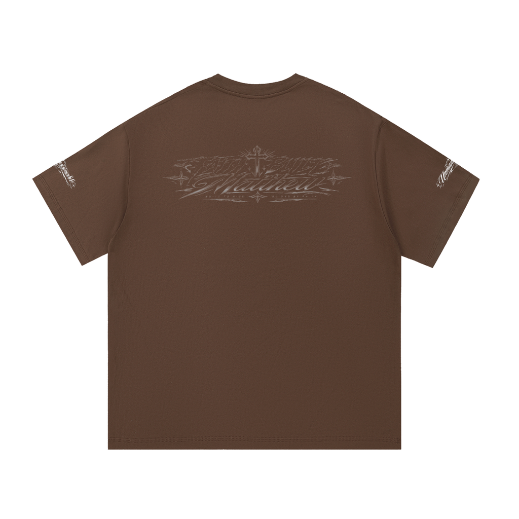 Faith built x Matthew unmanageable essentials tee