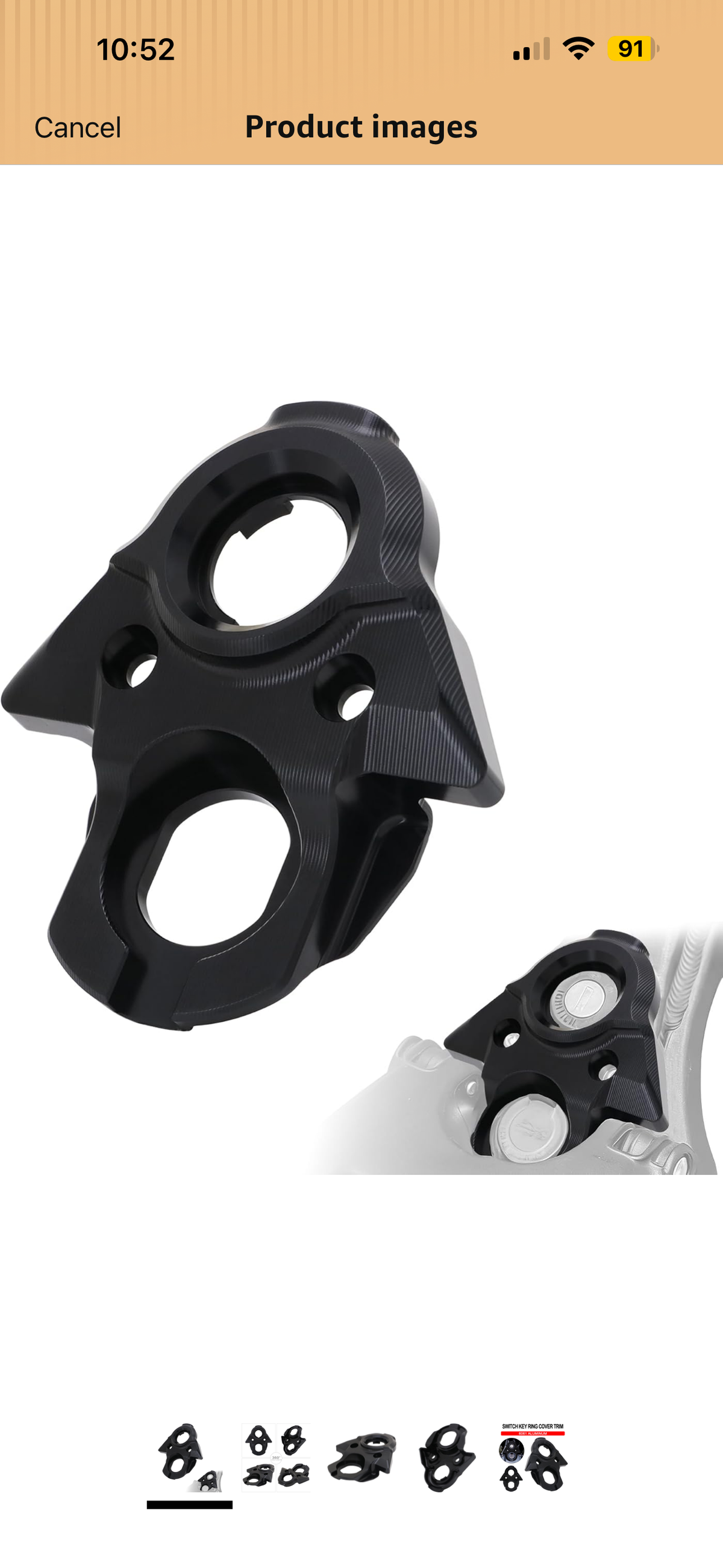 Surron light bee ignition cover cnc