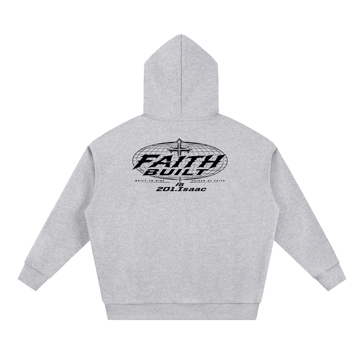 Faith built x 201.Isaac essentials hoodie