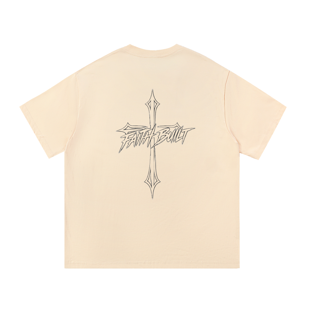 Faith built x logjcz essentials shirt v2