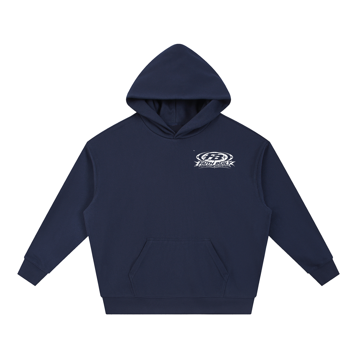 Faith built essentials hoodie v1