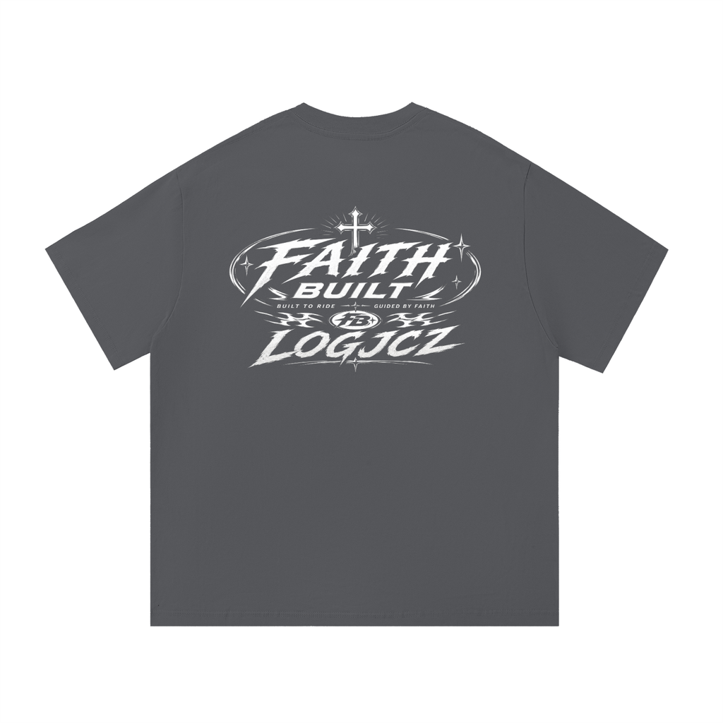 Faith built x logjcz essentials shirt