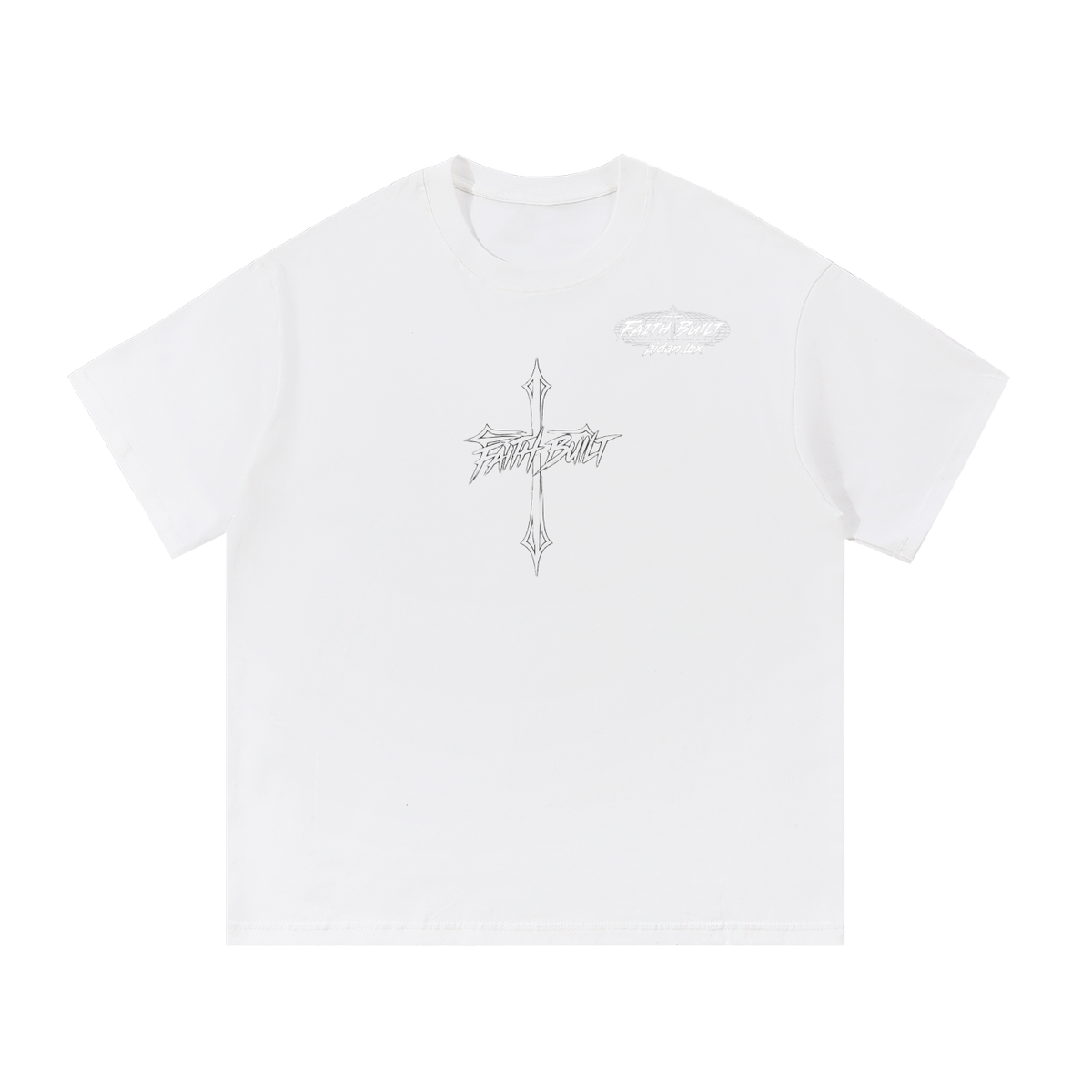 Faithbuilt x Aidan lbx essentials tee cross
