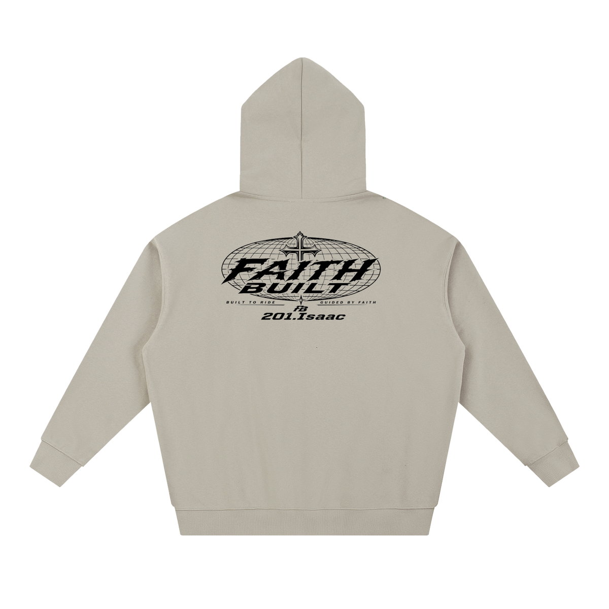 Faith built x 201.Isaac essentials hoodie