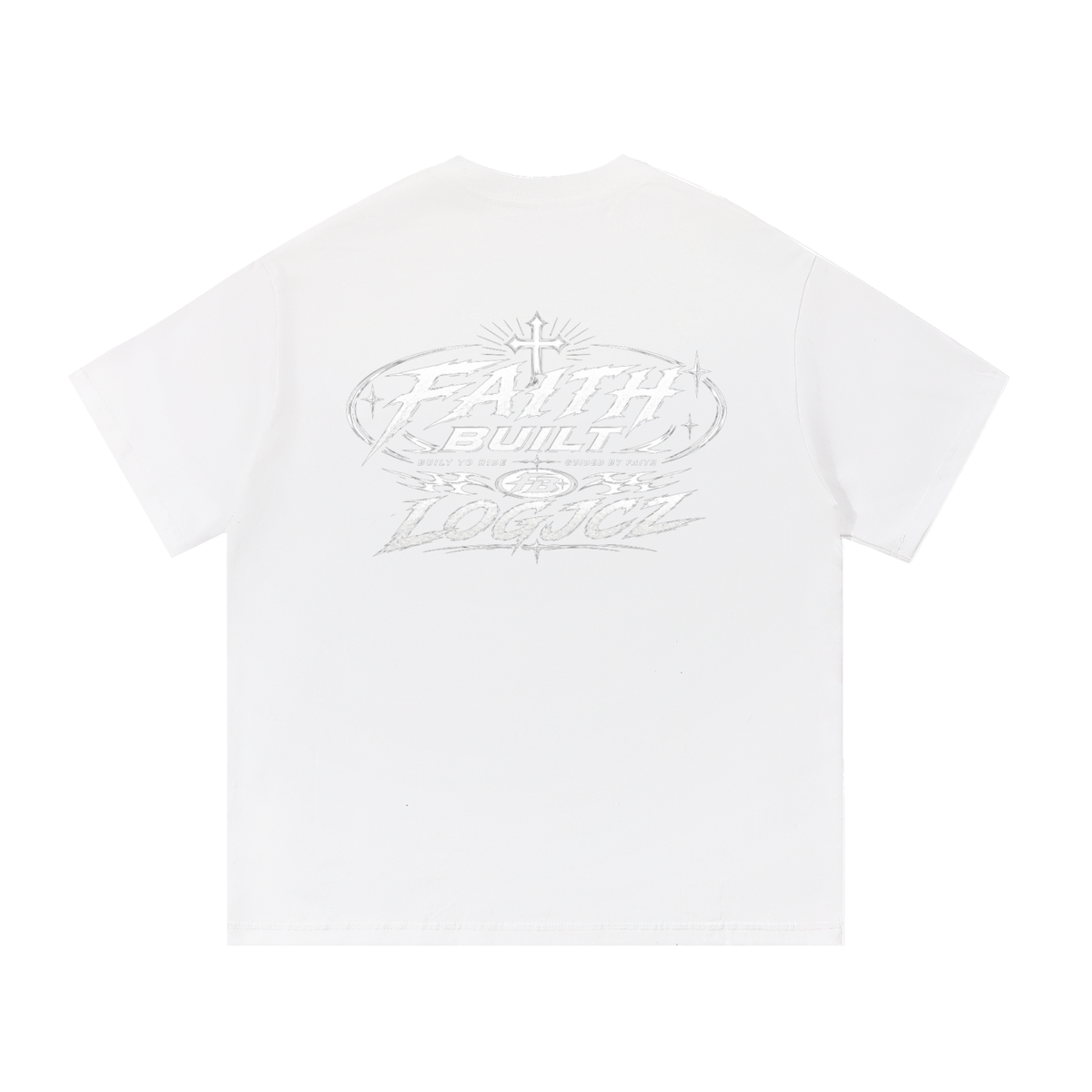 Faith built x logjcz essentials shirt