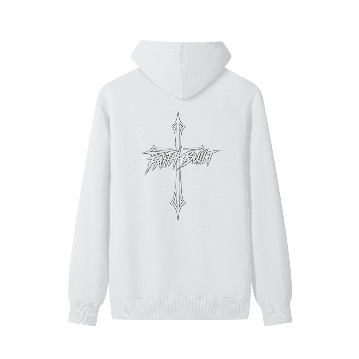 Faith built essentials hoodie