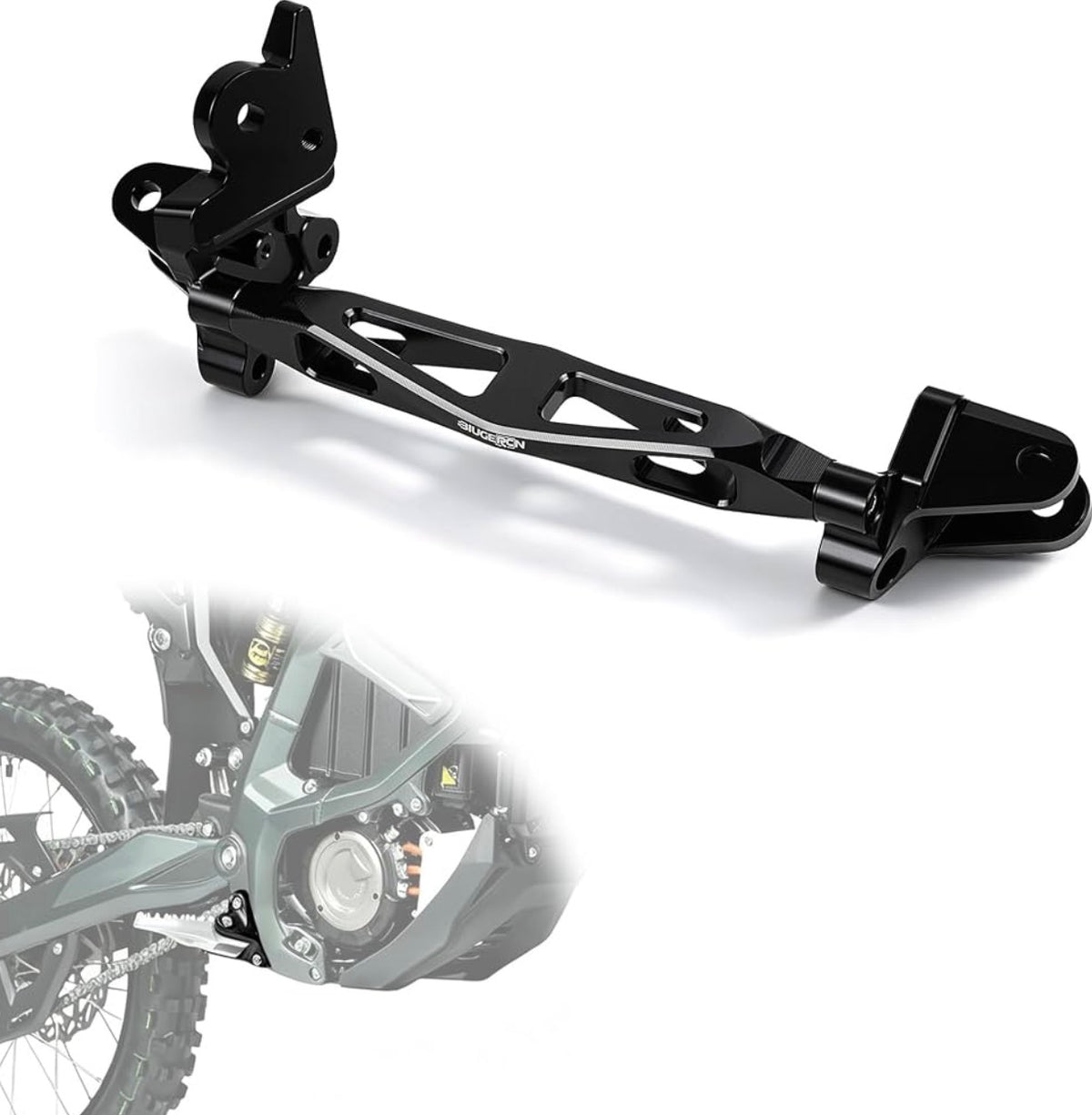 Ultra bee foot peg bracket support brace