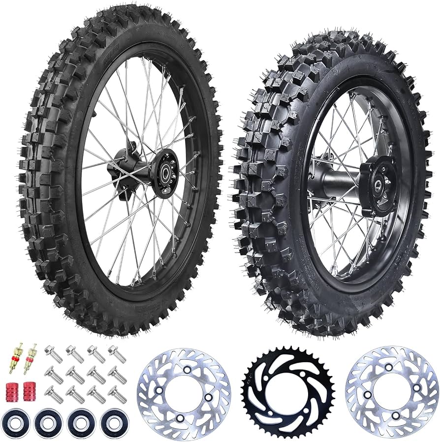 17/14 dirtbike rims fits all emotos with 15 bearing