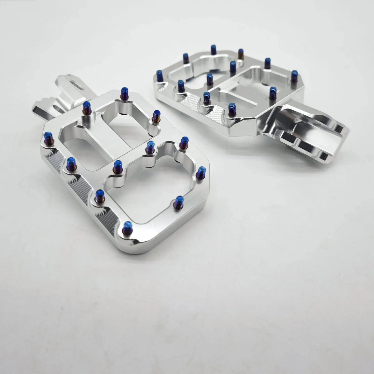 Cnc aluminum foot pegs for e motos fits basically every bike