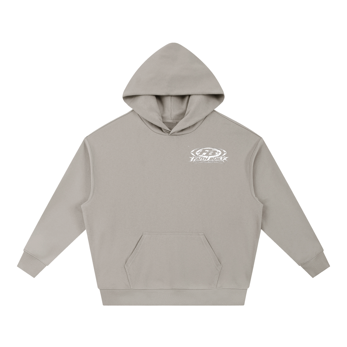 Faith built essentials hoodie v1