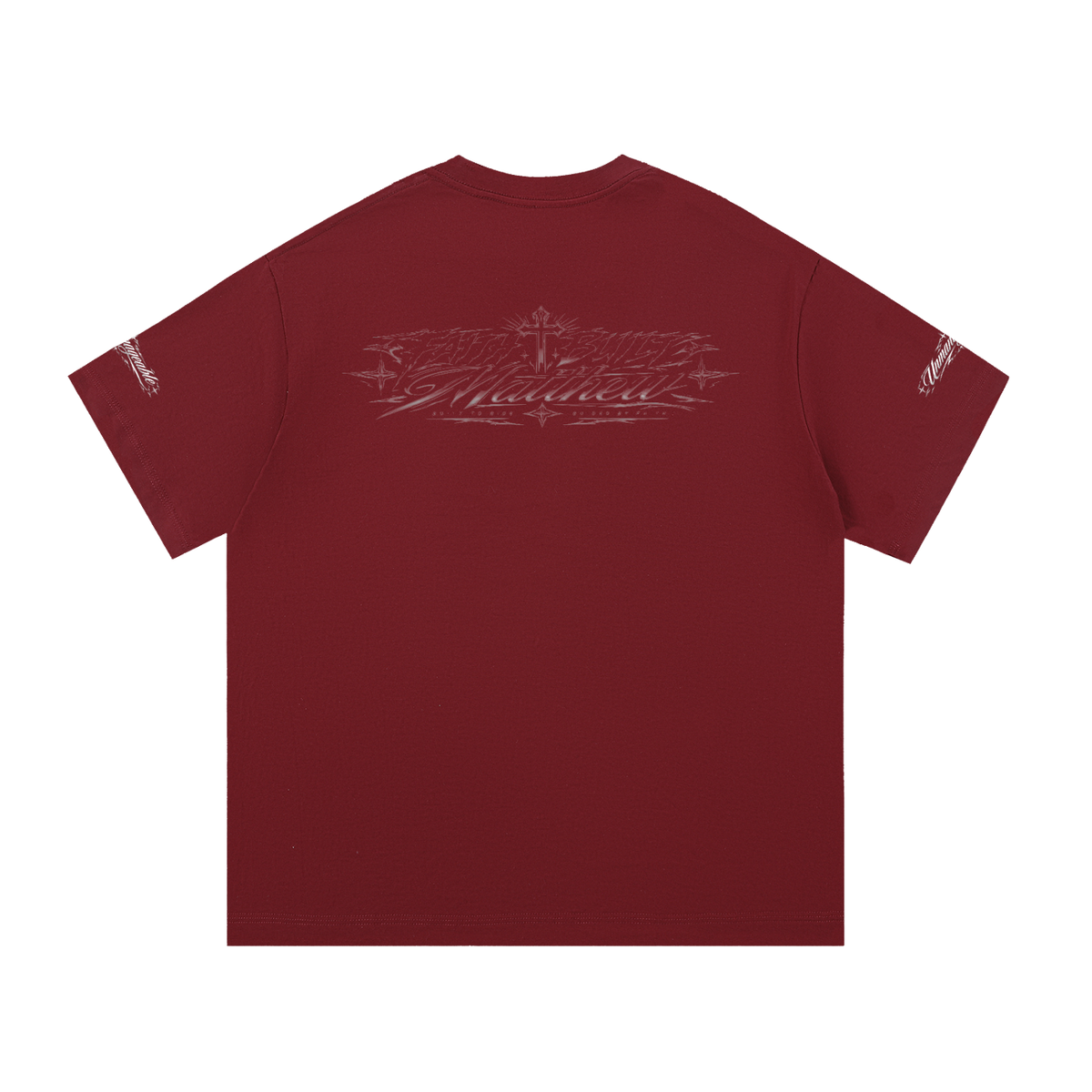 Faith built x Matthew unmanageable essentials tee