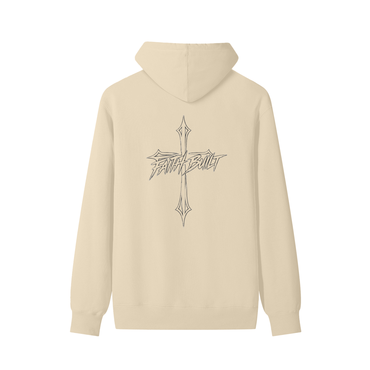 Faith built essentials hoodie