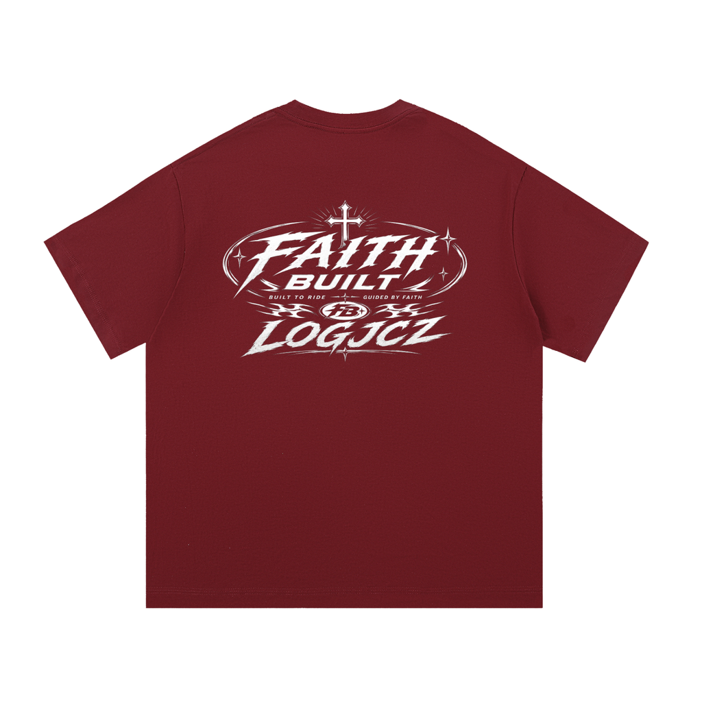 Faith built x logjcz essentials shirt
