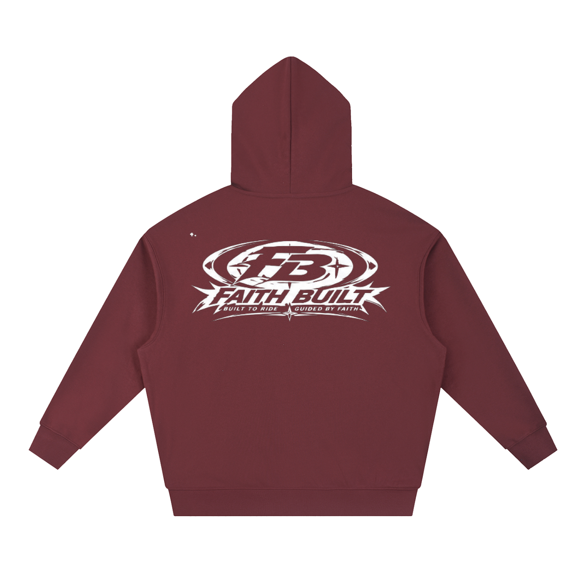 Faith built essentials hoodie v1