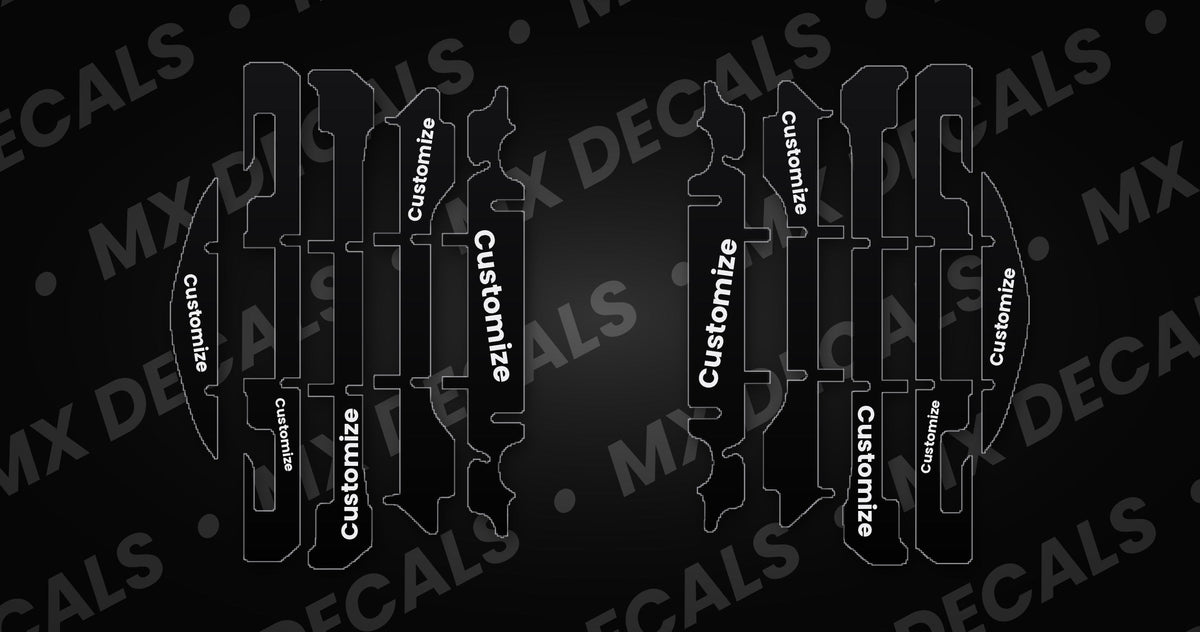 Honda CRF250R (2004-2009) Customizable Radiator Louver Decals
