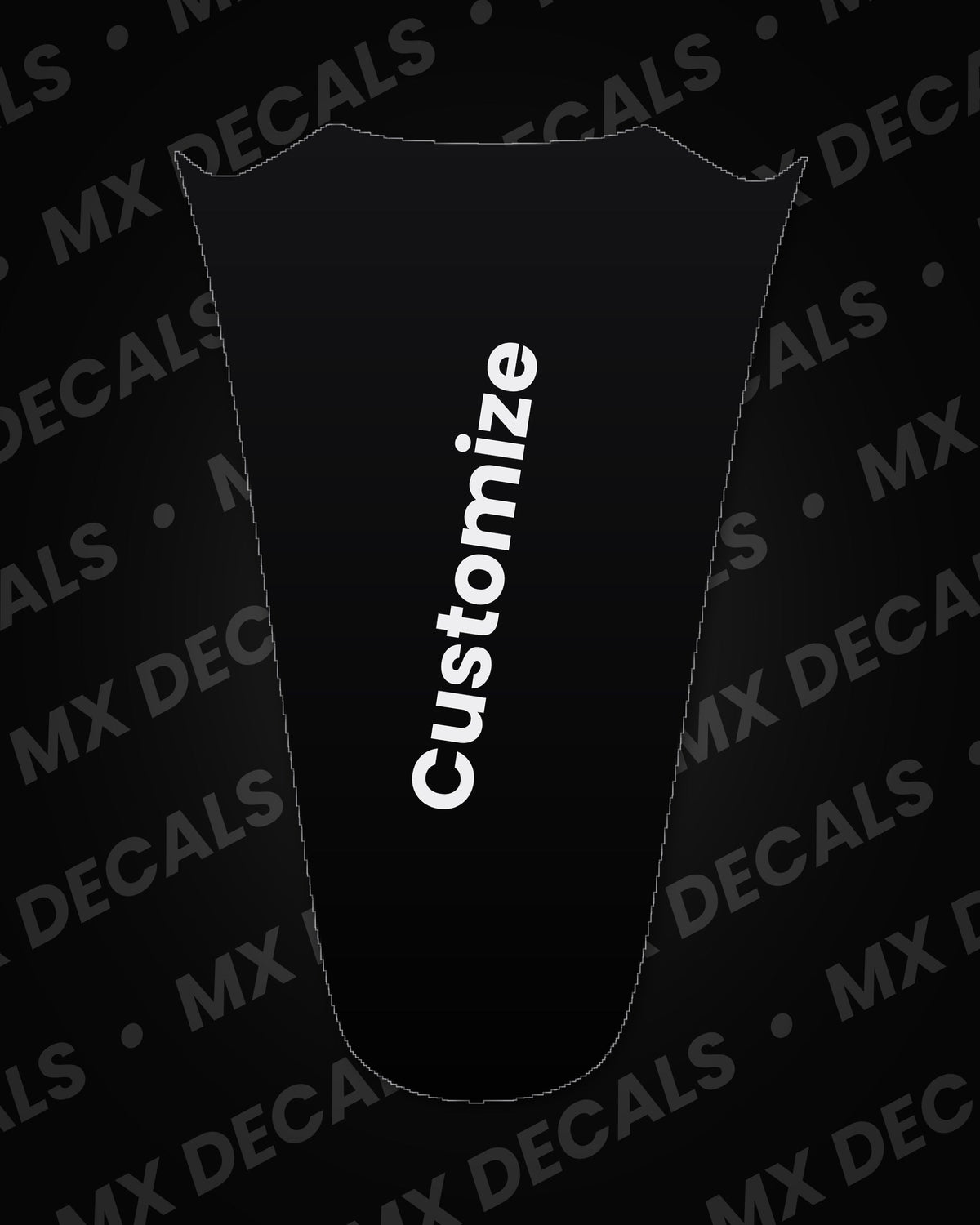 Honda CRF250R (2004-2009) Customizable Rear Fender Decal