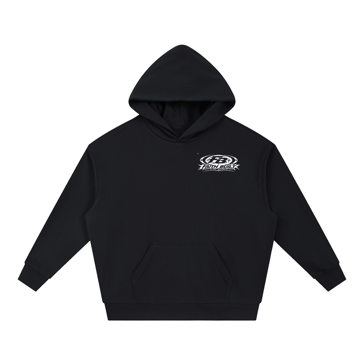 Faith built essentials hoodie v1