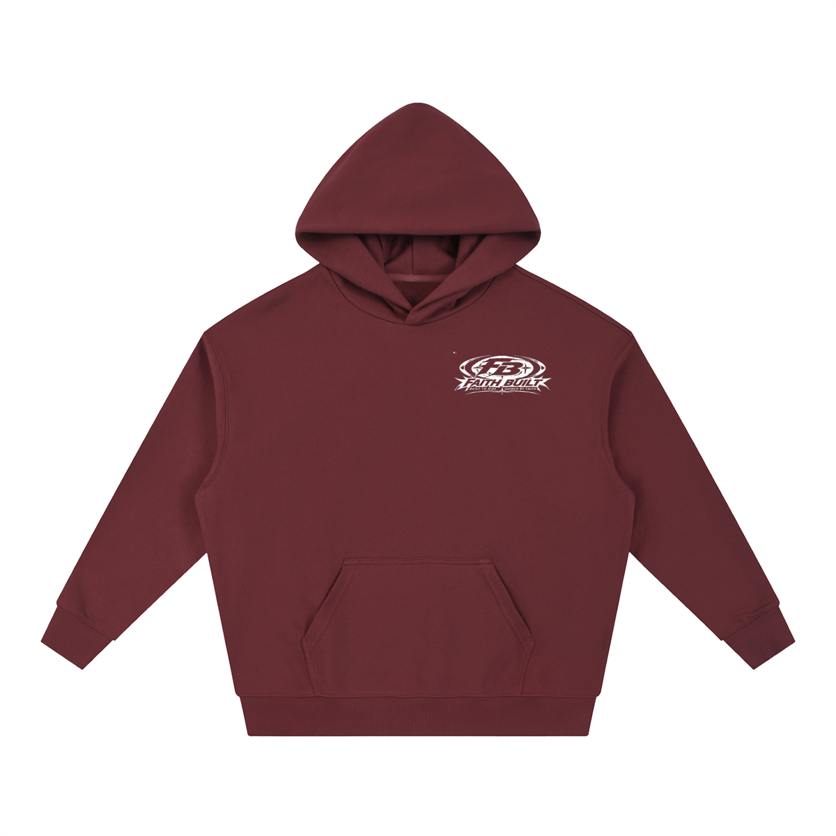 Faith built essentials hoodie v1