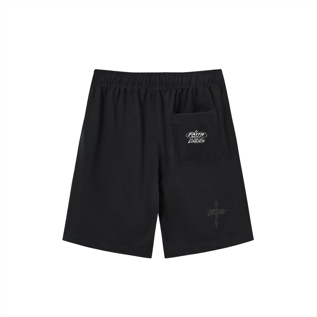 Faith built x logjcz sweat shorts essentials