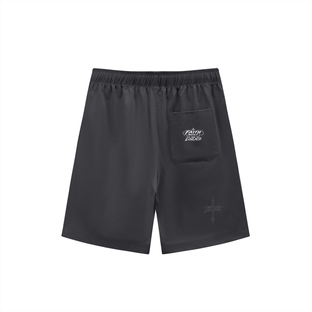Faith built x logjcz sweat shorts essentials