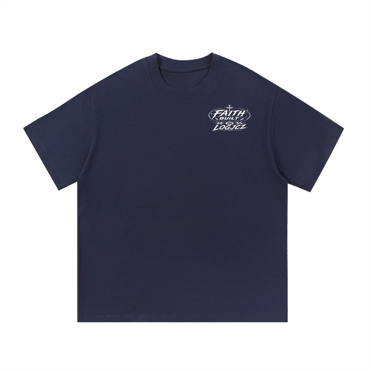 Faith built x logjcz essentials shirt v2