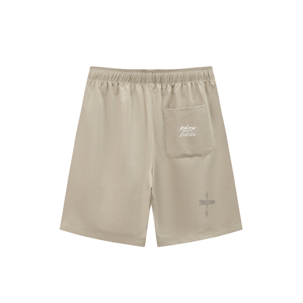 Faith built x logjcz sweat shorts essentials