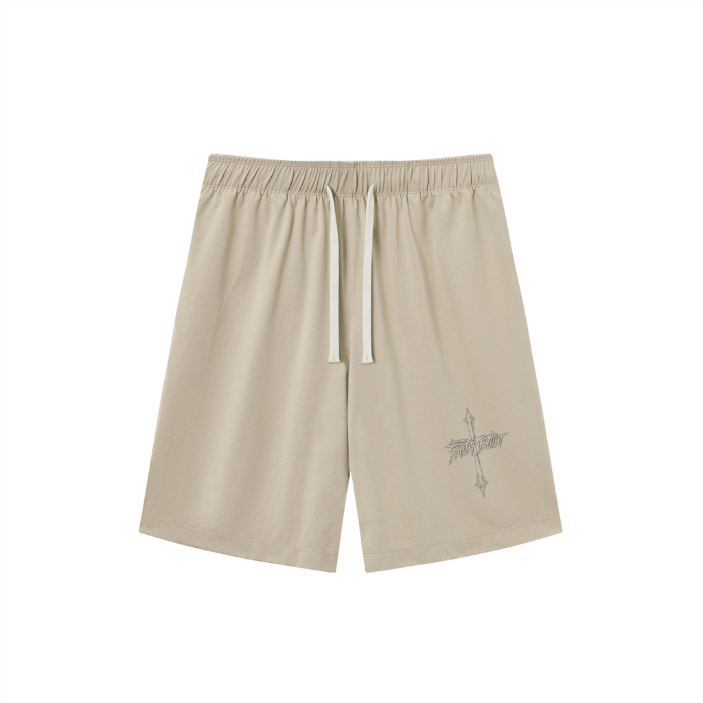 Faith built x logjcz sweat shorts essentials