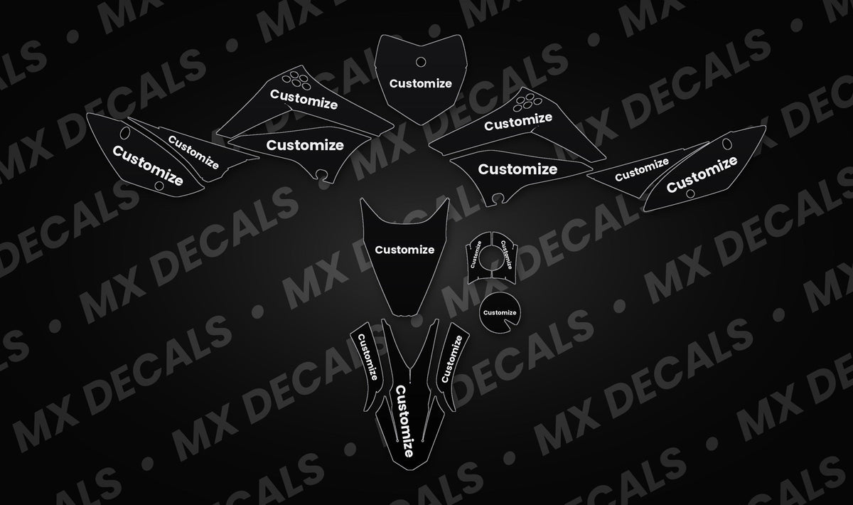 Kawasaki KLX110 (2010-2023) Fully Customizable Graphics Kit