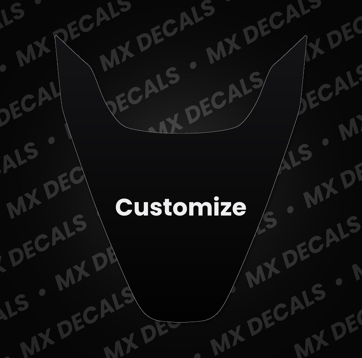 Kawasaki KLX140R L (2022) Customizable Rear Fender Decal