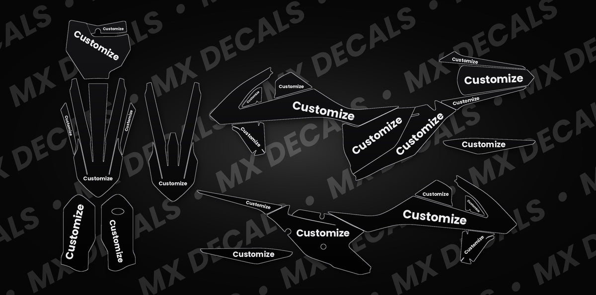 KTM 150 SX (2016-2018) Fully Customizable Graphics Kit