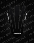 KTM 150 SX (2016-2018) Customizable Front Fender Decal