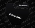 KTM 150 SX (2016-2018) Customizable Front Number Plate Decal