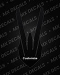 KTM 250 SX (2017-2018) Customizable Rear Fender Decal