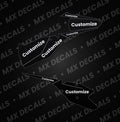 KTM 250 SX-F (2016-2018) Customizable Side Panel Decals