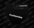 KTM SX85 (2018-2023) Customizable Front Number Plate Decal
